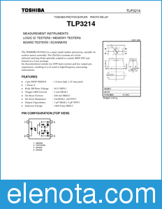 Toshiba TLP3214 datasheet