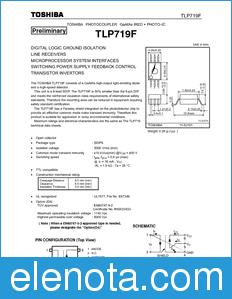 Toshiba TLP719F datasheet