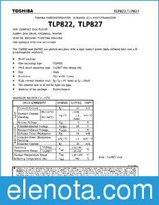 Toshiba TLP822 datasheet
