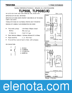 Toshiba TLP908 datasheet