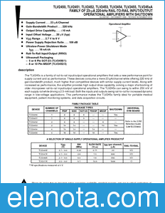 Texas Instruments TLV2451 datasheet