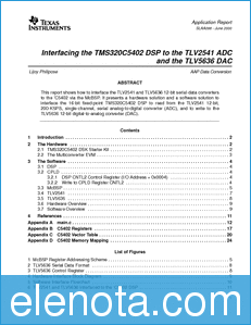 Texas Instruments TLV2541ADC datasheet