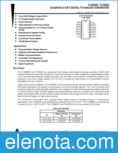 Texas Instruments TLV5620 datasheet