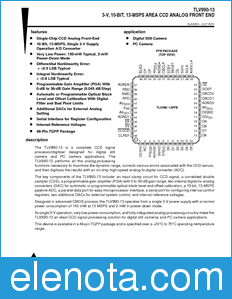 Texas Instruments TLV990-13 datasheet