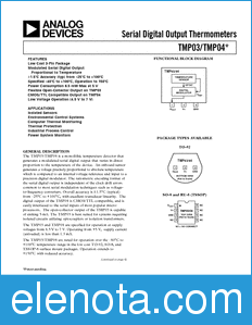 Analog Devices TMP03 datasheet
