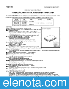 Toshiba TMP87CC78F datasheet