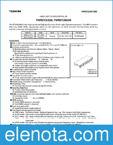 Toshiba TMP87CK43N datasheet
