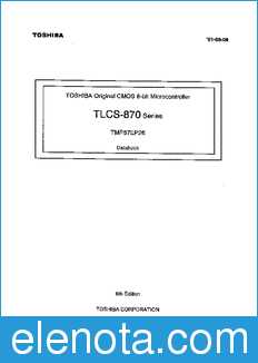 Toshiba TMP87EP26F datasheet