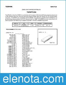 Toshiba TMP87PS39N datasheet