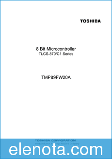 Toshiba TMP89FW20A datasheet