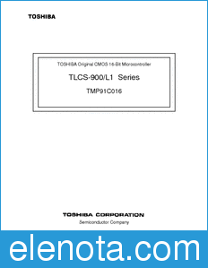 Toshiba TMP91C016 datasheet
