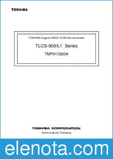 Toshiba TMP91C820A datasheet
