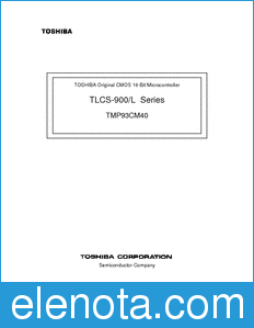 Toshiba TMP93CM40 datasheet