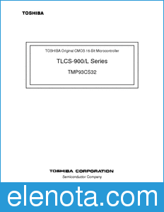 Toshiba TMP93CS32 datasheet