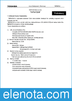 Toshiba TMP94FD53F datasheet