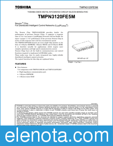 Toshiba TMPN3120FE5M datasheet