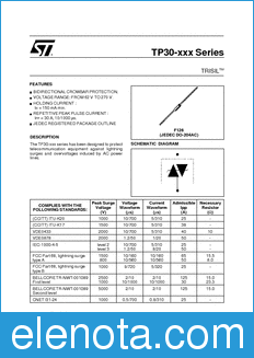 STMicroelectronics TP30-100 datasheet