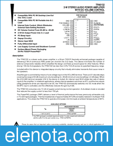 Texas Instruments TPA0132 datasheet