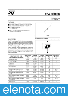 STMicroelectronics TPA100 datasheet