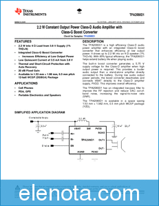 Texas Instruments TPA2080D1 datasheet
