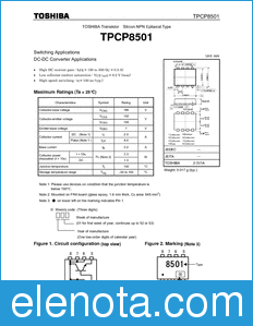 Toshiba TPCP8501 datasheet