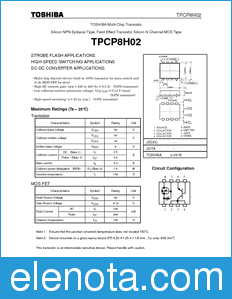Toshiba TPCP8H02 datasheet