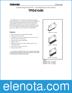 Toshiba TPD4104K datasheet