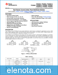 Texas Instruments TPS2052C datasheet