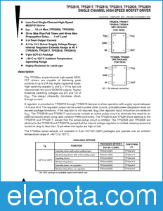Texas Instruments TPS2818 datasheet