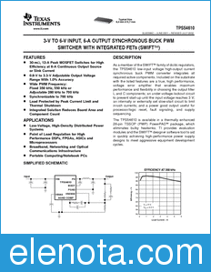 Texas Instruments TPS54610 datasheet