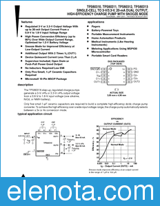 Texas Instruments TPS60313 datasheet