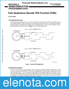 Freescale TPUPN02 datasheet