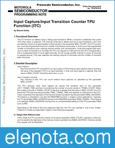 Freescale TPUPN16 datasheet