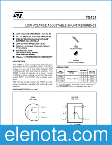 STMicroelectronics TS431AILT datasheet