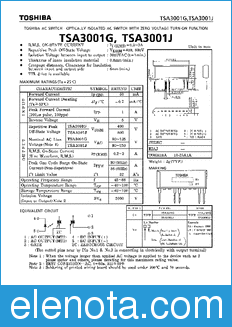 Toshiba TSA3001G datasheet