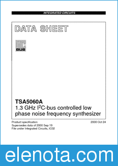 Philips TSA5060A datasheet