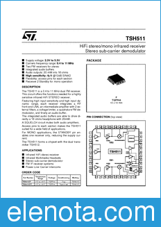 STMicroelectronics TSH511CFT datasheet