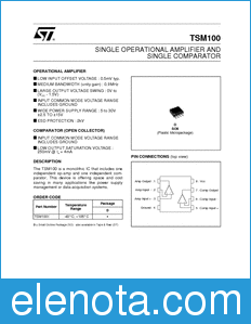 STMicroelectronics TSM100 datasheet