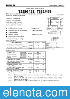 Toshiba TSS5G45S datasheet