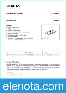 Infineon TUA6110XS datasheet
