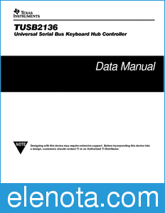 Texas Instruments TUSB2136 datasheet