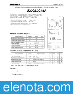 Toshiba U20GL2C48A datasheet