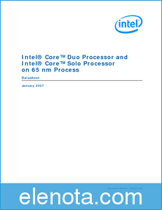 Intel Corporation U2400 datasheet