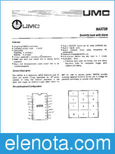 UMC UA3730 datasheet