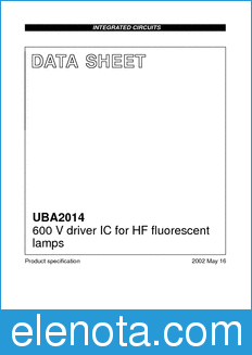 Philips UBA2014 datasheet