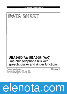 Philips UBA2050(A) datasheet