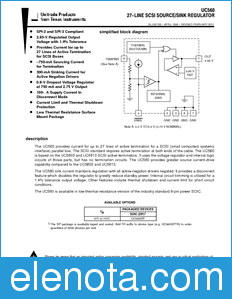 Texas Instruments UC560 datasheet