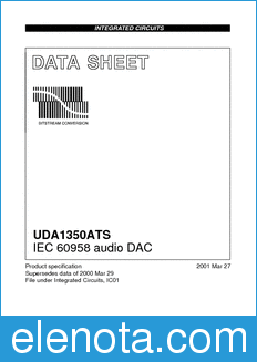 Philips UDA1350ATS datasheet