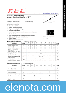 Tak Cheong Electronics UF5407 datasheet