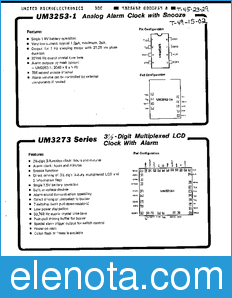 UMC UM3273 datasheet